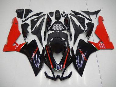 Carénage Moto Aprilia RSV4 09-15 - Noir Rouge