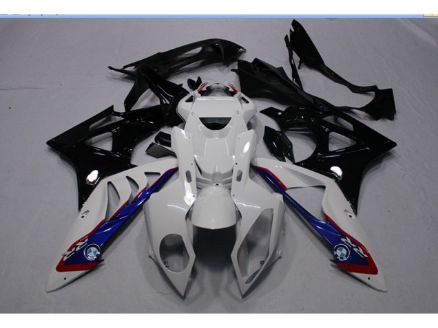 Carénage Moto BMW S1000RR 09-14 - Blanc Noir Bleu