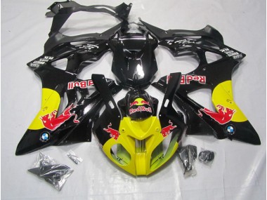 Carénage Moto BMW S1000RR 09-14 - Jaune Noir Red Bull