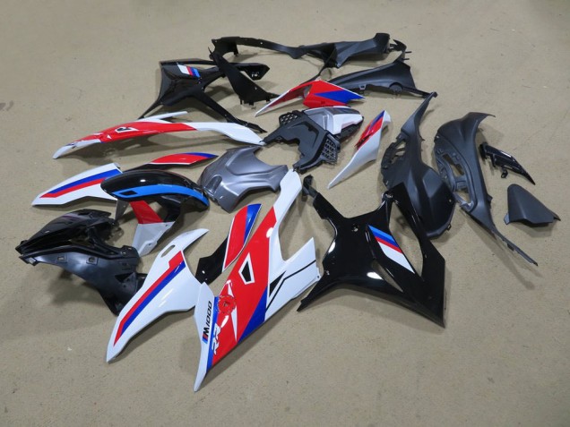 Carénage Moto BMW S1000RR 19-21 - Noir Blanc Rouge Bleu