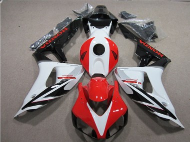 Carénage Moto Honda CBR 1000 RR 06-07 - Noir Blanc Rouge Fireblade