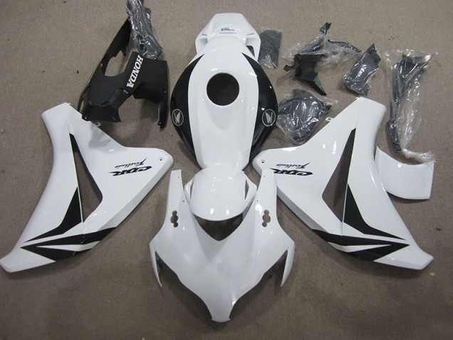 Carénage Moto Honda CBR 1000 RR 08-11 - Blanc Noir Fireblade