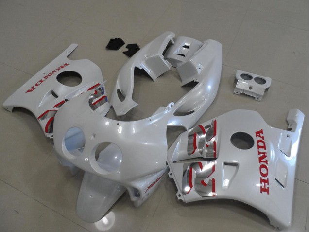 Carénage Moto Honda CBR 250 RR MC22 91-98 - Blanc Nacré Rouge