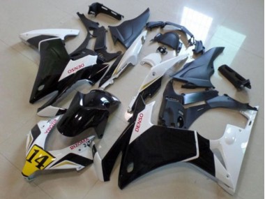 Carénage Moto Honda CBR 500 RR 13-15 - Noir Blanc Denso Rizoma 14