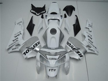 Carénage Moto Honda CBR 600 RR 05-06 - Blanc Argent Noir Repsol