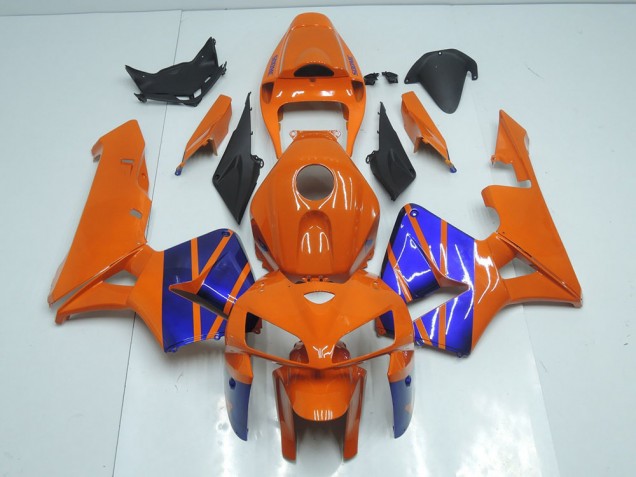 Carénage Moto Honda CBR 600 RR 05-06 - Orange Bleu