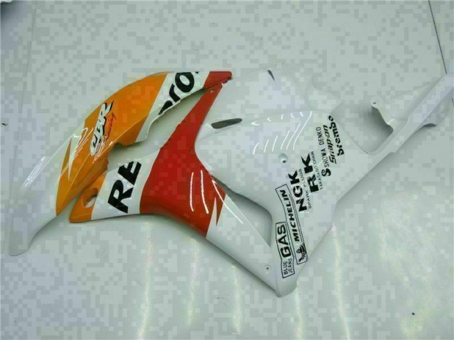 Carénage Moto Honda CBR 600 RR 09-12 - Blanc Orange Repsol