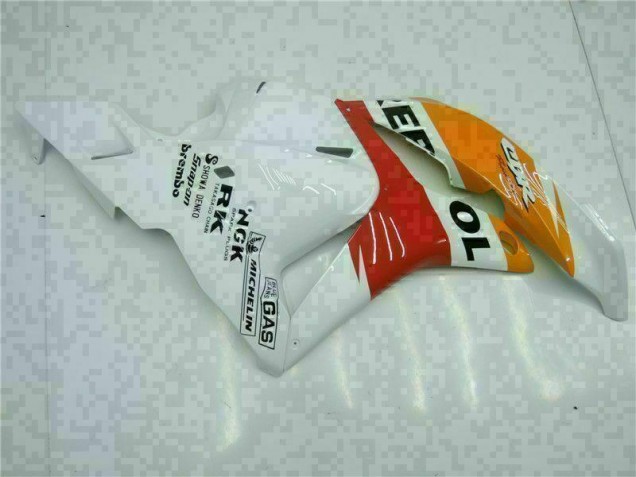 Carénage Moto Honda CBR 600 RR 09-12 - Blanc Orange Repsol