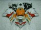 Carénage Moto Honda CBR 600 RR 09-12 - Blanc Orange Repsol