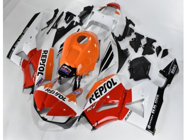 Carénage Moto Honda CBR 600 RR 13-21 - Rouge Blanc Orange Repsol