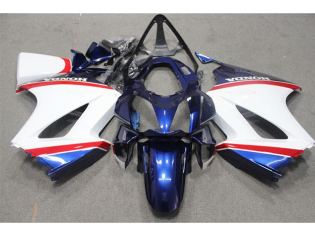 Carénage Moto Honda VFR 800 02-13 - Bleu Blanc