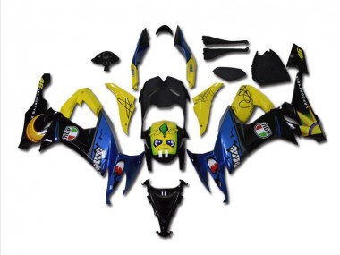 Carénage Moto Kawasaki ZX10R 08-10 - Bleu Requin