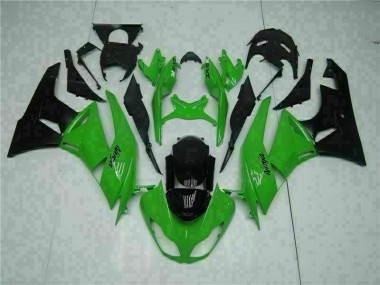 Carénage Moto Kawasaki ZX6R 09-12 - Noir Vert