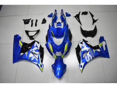 Carénage Moto Suzuki GSXR 1000 17-23 - Bleu Blanc Décalque