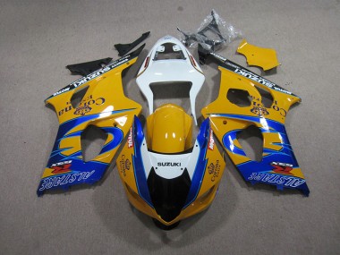 Carénage Moto Suzuki GSXR 1000 K3 03-04 - Jaune Bleu Corona Extra