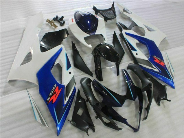 Carénage Moto Suzuki GSXR 1000 K5 05-06 - Noir Bleu Blanc