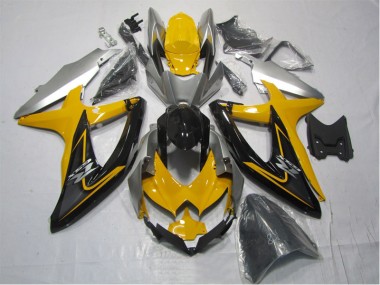 Carénage Moto Suzuki GSXR 1000 K7 07-08 - Jaune Noir