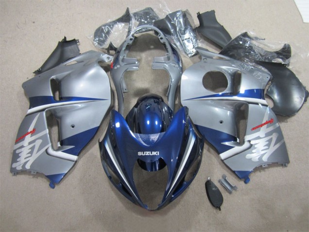 Carénage Moto Suzuki GSXR 1300 Hayabusa 96-07 - Argent Bleu