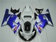 Carénage Moto Suzuki GSXR 600 / 750 K1 K2 K3 01-03 - Blanc Bleu