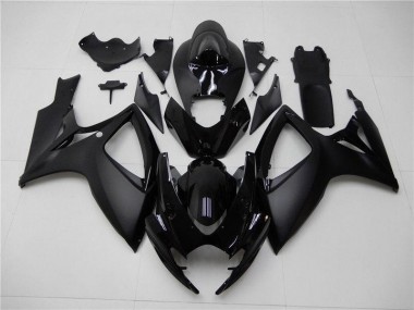 Carénage Moto Suzuki GSXR 600 / 750 K6 06-07 - Noir Mat