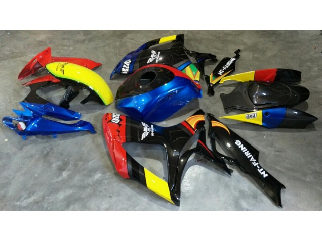 Carénage Moto Suzuki GSXR 600 / 750 K6 06-07 - Rouge Bleu