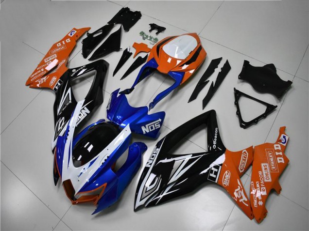 Carénage Moto Suzuki GSXR 600 / 750 K8 08-10 - Bleu Orange