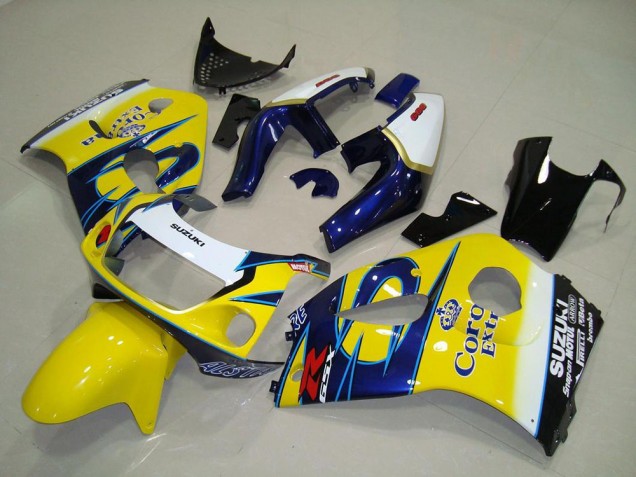 Carénage Moto Suzuki GSXR 600 96-00 - Jaune Corona