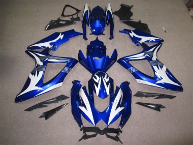 Carénage Moto Suzuki GSXR 600 K8 08-10 - Bleu Blanc