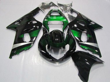 Carénage Moto Suzuki GSXR 750 K1 K2 K3 01-03 - Noir Vert