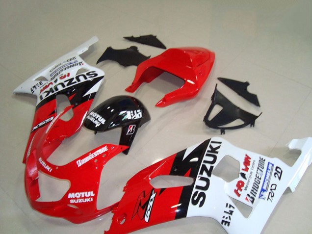 Carénage Moto Suzuki GSXR 750 K1 K2 K3 01-03 - Rouge Blanc Motul