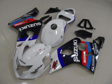 Carénage Moto Suzuki GSXR 750 K4 04-05 - Blanc Bleu Motul