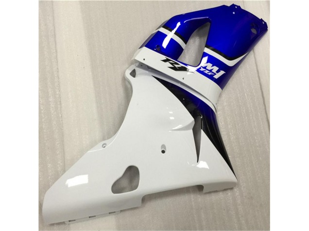 Carénage Moto Yamaha R1 00-01 - Blanc Bleu