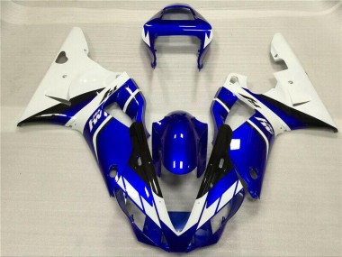 Carénage Moto Yamaha R1 00-01 - Blanc Bleu