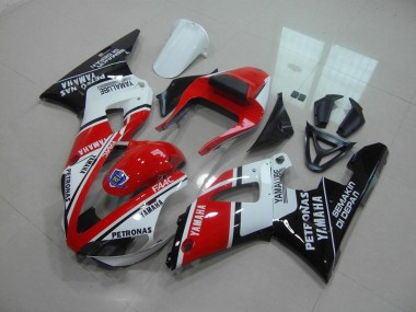 Carénage Moto Yamaha R1 00-01 - Rouge Blanc Yamalube