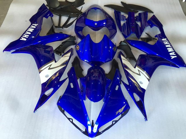 Carénage Moto Yamaha R1 04-06 - Brillant Bleu Blanc