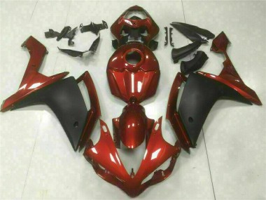 Carénage Moto Yamaha R1 07-08 - Rouge Noir