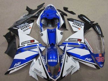 Carénage Moto Yamaha R1 12-14 - Bleu Blanc