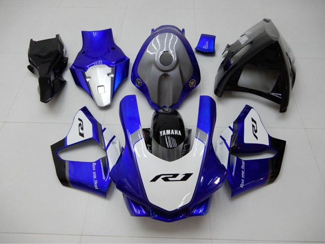 Carénage Moto Yamaha R1 15-19 - Bleu Blanc