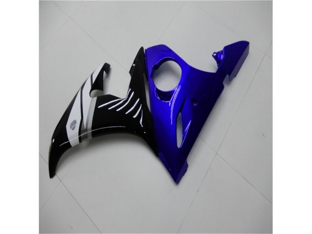 Carénage Moto Yamaha R6 03-05 - Bleu Blanc Noir