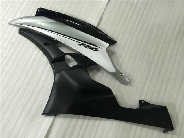 Carénage Moto Yamaha R6 06-07 - Argent Noir