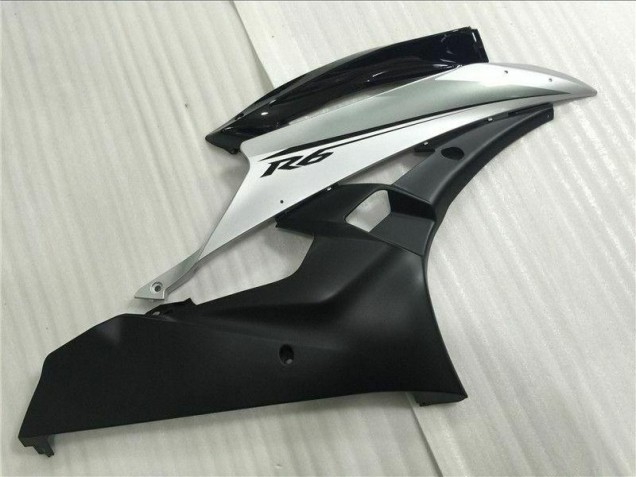 Carénage Moto Yamaha R6 06-07 - Argent Noir