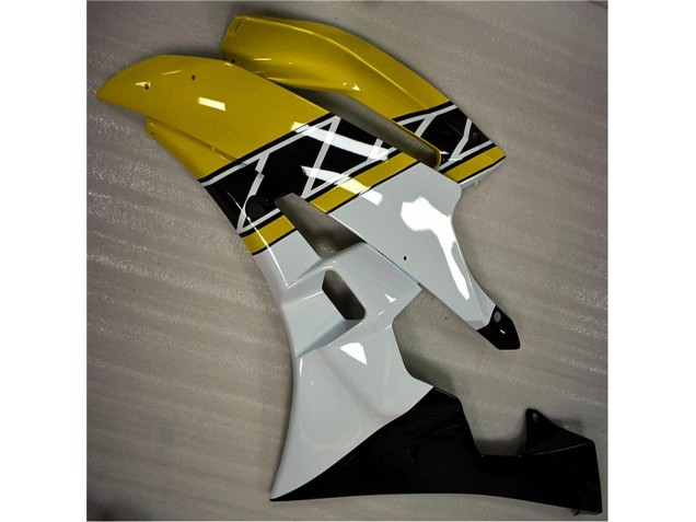 Carénage Moto Yamaha R6 06-07 - Jaune Blanc Noir