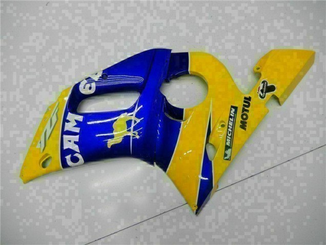 Carénage Moto Yamaha R6 98-02 - Jaune Bleu