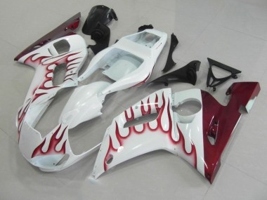 Carénage Moto Yamaha R6 98-02 - Rouge Flamme