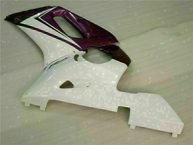 Carénage Moto Yamaha R6 98-02 - Violet Blanc