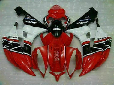 Carénage Moto de Rechange Yamaha R6 06-07 - Rouge Blanc