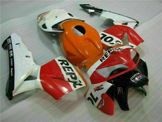 Carénages Moto Honda CBR 600 RR 05-06 - Orange Noir Repsol