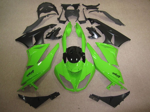 Carénages Moto Kawasaki ZX6R 09-12 - Noir Vert