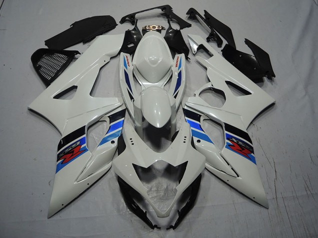 Carénages Moto Suzuki GSXR 1000 K7 07-08 - Blanc Bleu