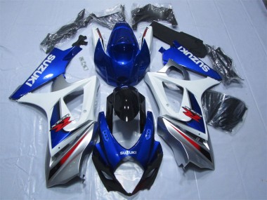 Carénages Moto Suzuki GSXR 1000 K7 07-08 - Bleu Blanc